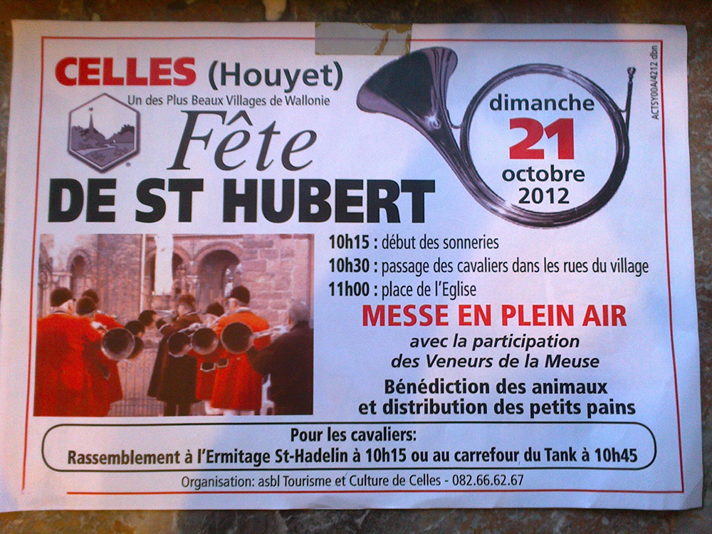 Fête de Saint-Hubert - Dimanche 21 Octobre 2012